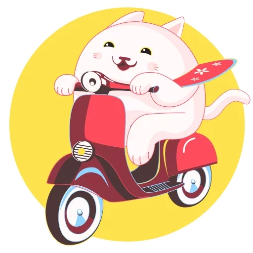 manki einige, kavai motorrad, panda motorrad, bunny moped drawing, panda motorradvektor