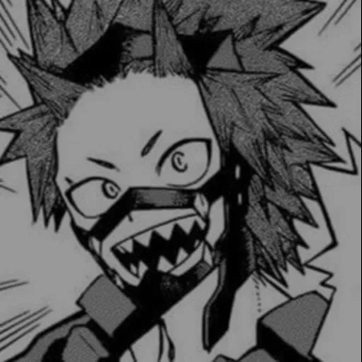 эйджиро киришима, kirishima eijirou, манга мга киришима, my hero academia manga, моя геройская академия