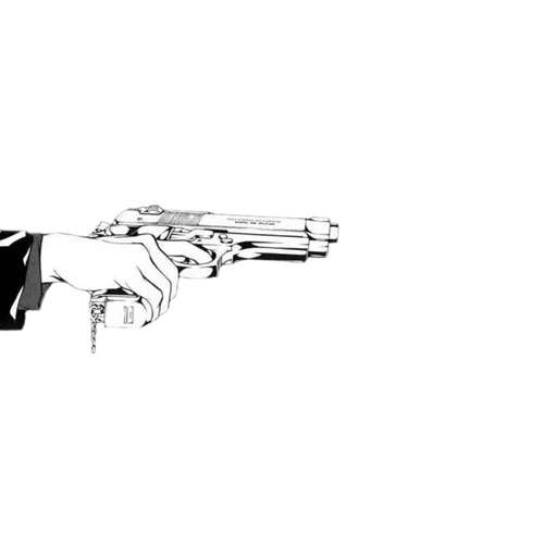 anime weapons, anime pistol, pistol drawing, pistol drawing anime, wallpaper desktop crime crime read