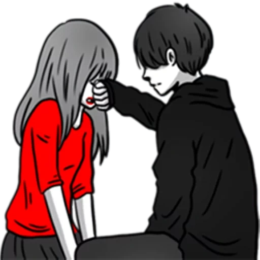 аниме, рисунок, аниме пары, аниме милые, manga couple