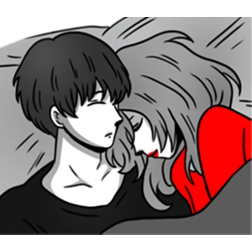 аниме, рисунок, пары аниме, manga couple, аниме рисунки пары