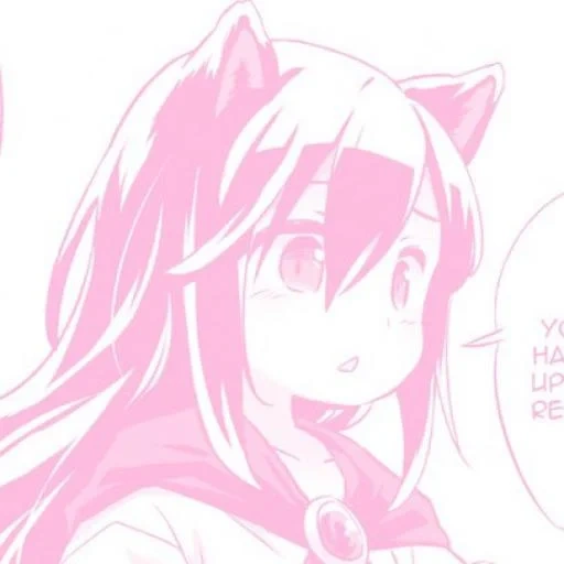 anime neko, anime cute, anime bilder, anime charaktere, pink manga nico