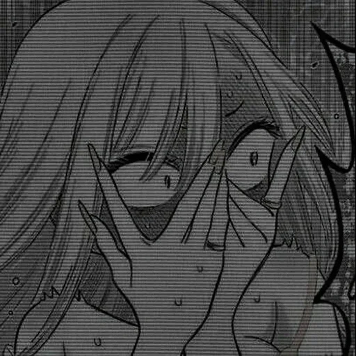 anime, arte anime, idee anime, disegni anime, manga ahegao rosa