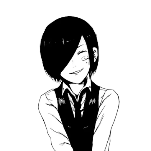 toouka, tokyo ghoul, tuka kirishima, tuka manga icon, tokyo ghoul manga tuka