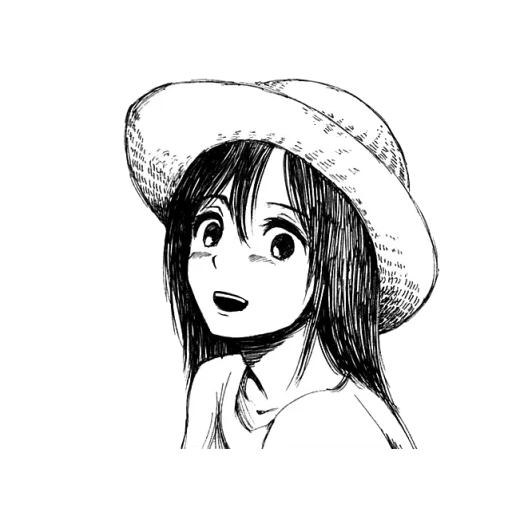 topi manga, sketsa anime, gambar anime, karakter anime, karakter gambar anime