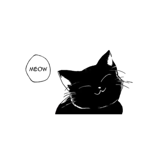 gato de manga, gato negro, cat ok art, arte de volar, manga de gato