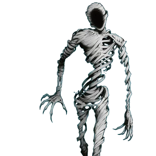 medio boom, ajin demi-humano, anime medio hombre fantasma, terminator 2 arte conceptual