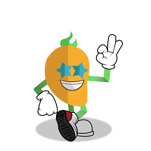 mascot, character, mango character, mango feng mascot, butnert cartoon