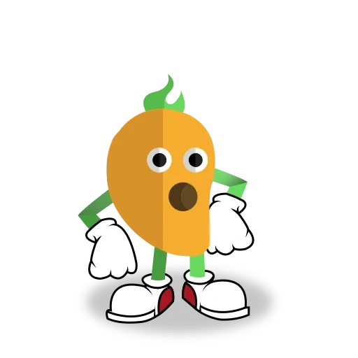 fruit cartoon, mango character, cartoon network, loquat picture scroll, school mascot pattern fruit