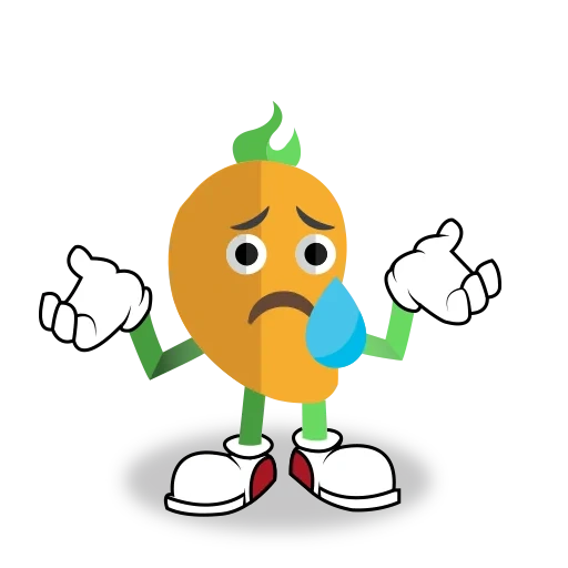 mascotte, personnage, plante, réseau de dessins animés, mangue von maskot