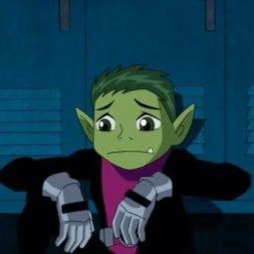 anime, bist boy, raven vitello boy, uova di beast boy, titan 2003 bistboy