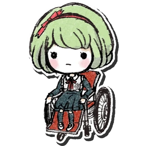 imagen de animación, mónaco tova chibi, enkidu creyó en chibi, edad de monakatova, danganronpa otro episodio de muñecas