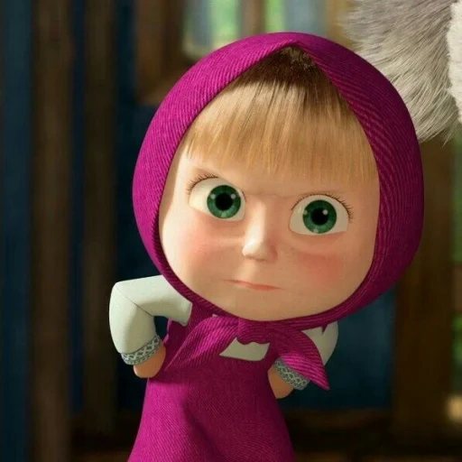 masha and the bear, masha, the man should have one mistress, evil masha from the cartoon masha and the bear, masha and the bear new series