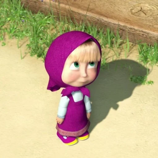 masha is crying from the cartoon masha and the bear, masha and the bear, masha and the bear season 2 episode 24, masha from the cartoon masha and the bear, masha