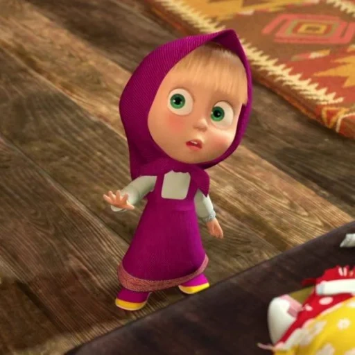 masha from the cartoon masha and the bear, masha and the bear, masha and the bear new episode, masha and the bear 65 episode, characters from the cartoon masha and the bear