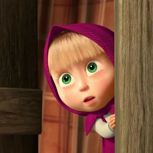 masha and the bear, masha, masha and the bear new series, sad masha from the cartoon masha and the bear, mashenka