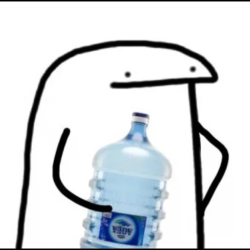 вода бутылка, мемы, бутылка, пластиковая бутылка, рисунки мемы