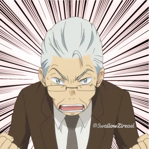 anime, anime velho, personagens de anime, os personagens do mangá, anime rich old man