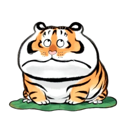 тигр толстый, тигр обжорка, bu2ma_ins тигр, толстый тигр bu2ma, толстый тигр японский