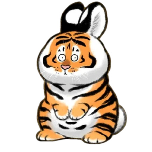 o tigre é engraçado, tiger tigerok, bu2ma_ins tiger, o tigre gordinho bu2ma, tigre gordo bu2ma