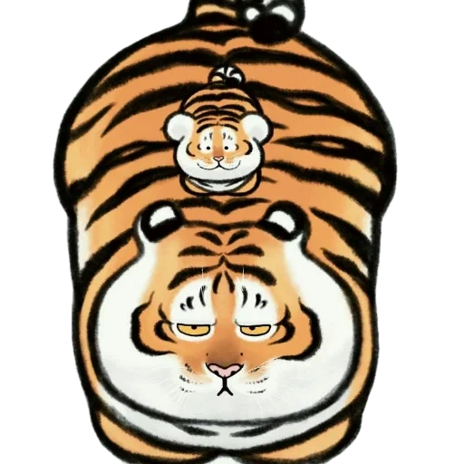 harimau amur, harimau itu lucu, tiger tigerok, bu2ma_ins tiger, kartu oleh harimau