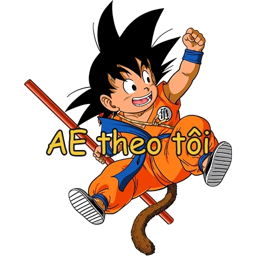 goku, kid goku, sleep goku, vector dragon bol, dragonball goku is small