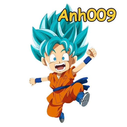 wukong chibi, dragon ball, dragon bp, longzhu chao, wukong longzhu chao