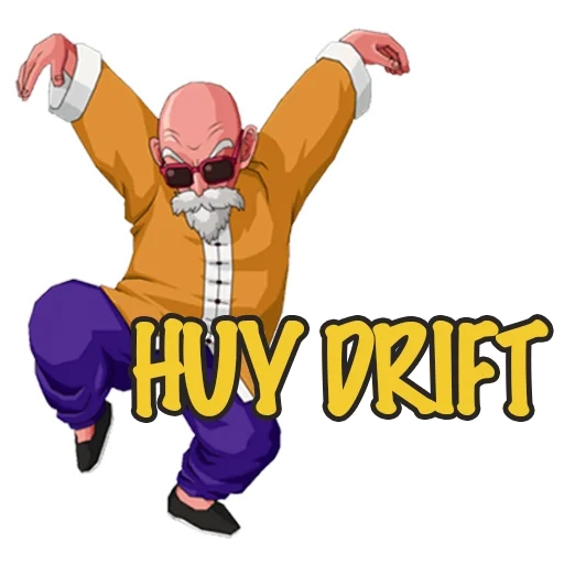 roshi, мастер роши, дед клипарт, master roshi, драконий жемчуг