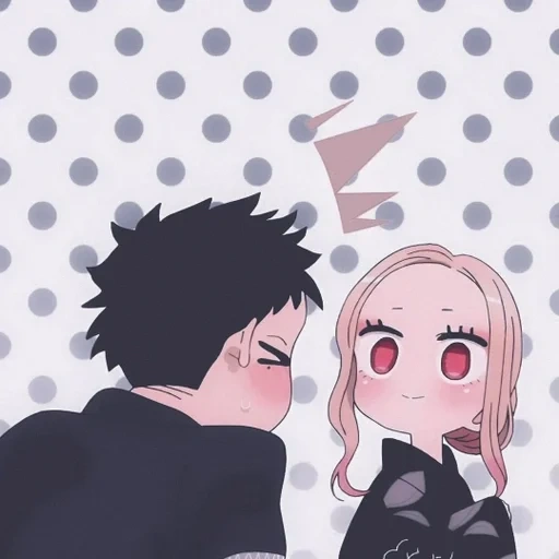 figure, anime creative, personnages d'anime, couples mignons d'anime, anime mignon patterns