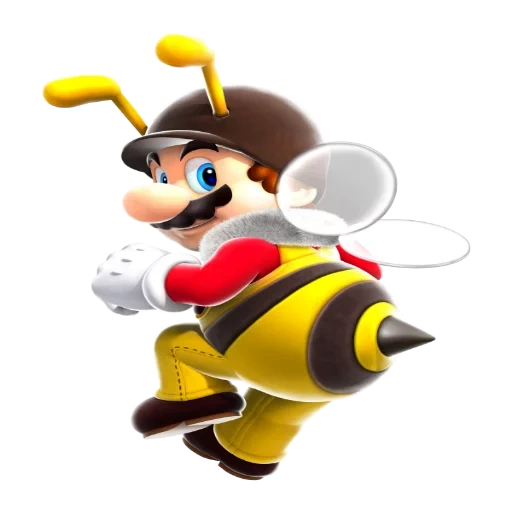 mario bros, mario bee, abeja mario, super mario bee, super mario galaxy bee