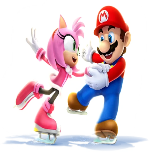 amy mario, mario and sonic, mario sonic at the olympic games, sonic mario at the olympic games amy sochi, mario sonic at the sochi 2014 olympic winter games