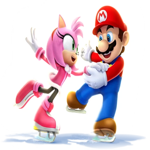 amy mario, mario e sonic, mario sonic at e olympic games, sonic mario at e olympic games amy sochi, mario sonic at sochi 2014 olympic winter games