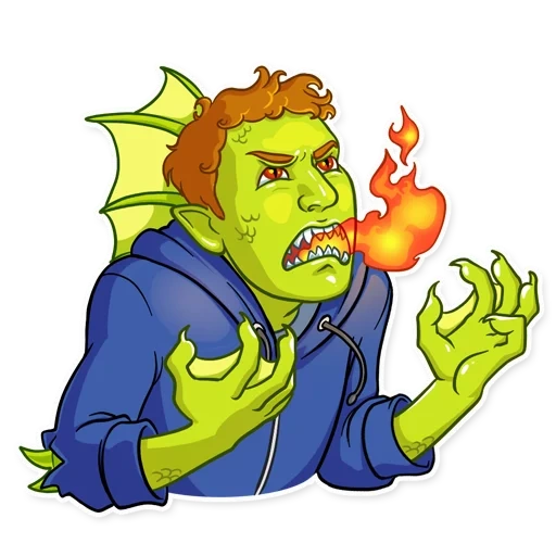 mark lizardberg, набор стикеров, франкенштейн стикер, telegram sticker, стикеры телеграм