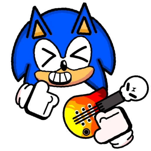 sonico, sonic exe, sonic retro, sonic con una chitarra, sonic il riccio