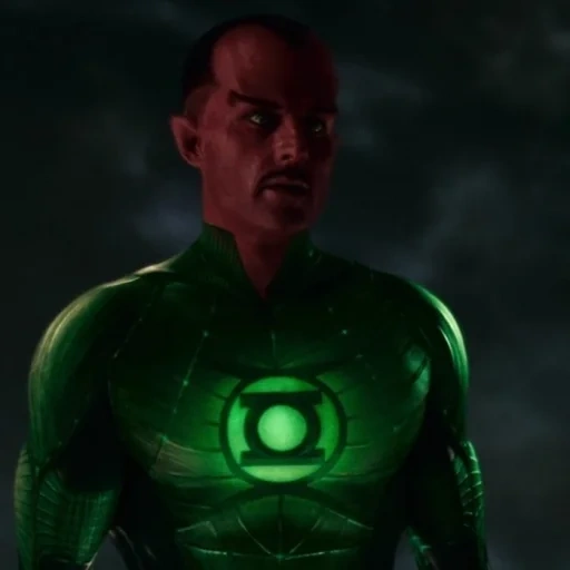 feu vert, green lantern 2011, remorque avec feu vert, lanterne bleue et verte, mark strong green lantern