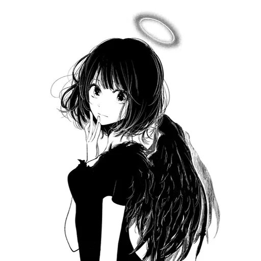 animation cb, animation art, art black and white, cb anime girl, animation black and white