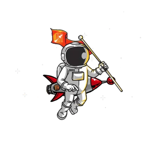 astronauta, astronauta, clipart cosmonaut, l'astronauta è vettoriale, sfondo trasparente cosmonaut