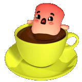 cup, marshmallow, marshmello, coffee cup