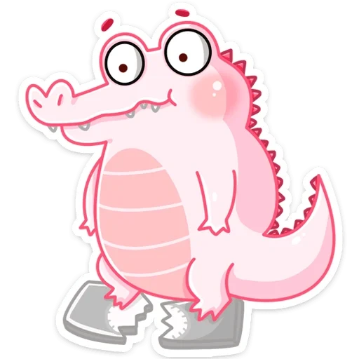 милые, розовый, зефирка, зефир крокодил, крокодил зефир