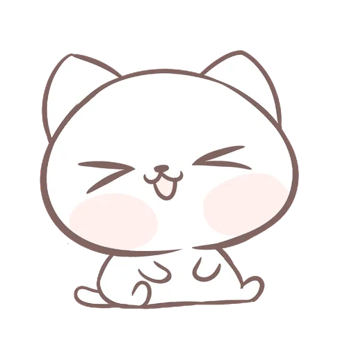 kawaii cats, desenhos de gatos fofos, adoráveis gatos kawaii, desenhos de gatos fofos, desenhos esboços de gatos fofos