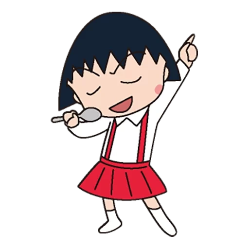 la parete rossa, pack-pack, la figura, chibi maruko chan, chibi maruko-chan