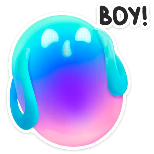 slime, pictogram, soap bubble, vector gradient, voice assistant maroussia