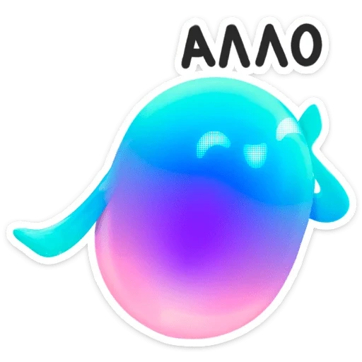 slime, screenshot, neon gradient, funny toys, holographic gradient