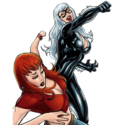 mary jane, black cat, человек-паук, чёрная кошка, мэри джейн фелиция