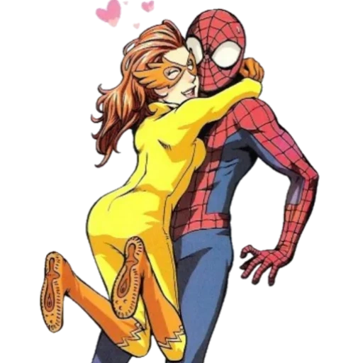 mary jane, комикс-арт, человек-паук, spider-man loves mary jane, комикс человек паук mary jane