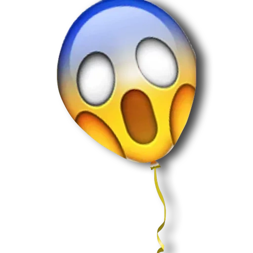 clipart, emoji is horror, emoji fear, emoji fear is horror, shocked smiley