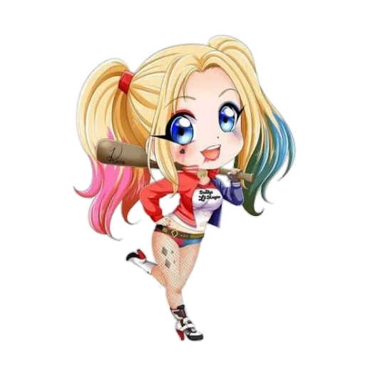 harley quinn, esquadrão de suicídio, harley quinn chibi, animação harry quinn, clube harley quinn