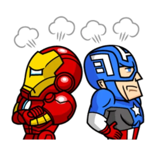 marvel, mini marvel, iron man, marvel mini hero, chibi iron man