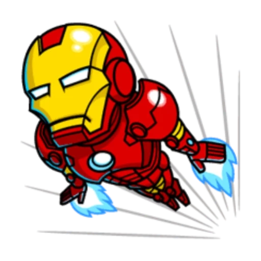 iron man, marvel mini hero, iron man cartoon, iron man cartoon