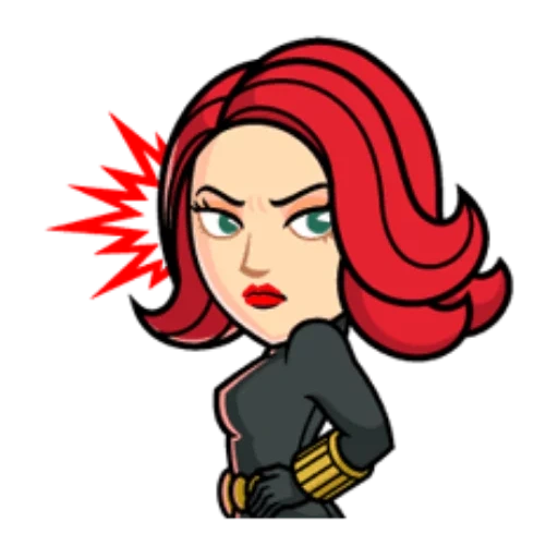 marvel, black widow cartoon